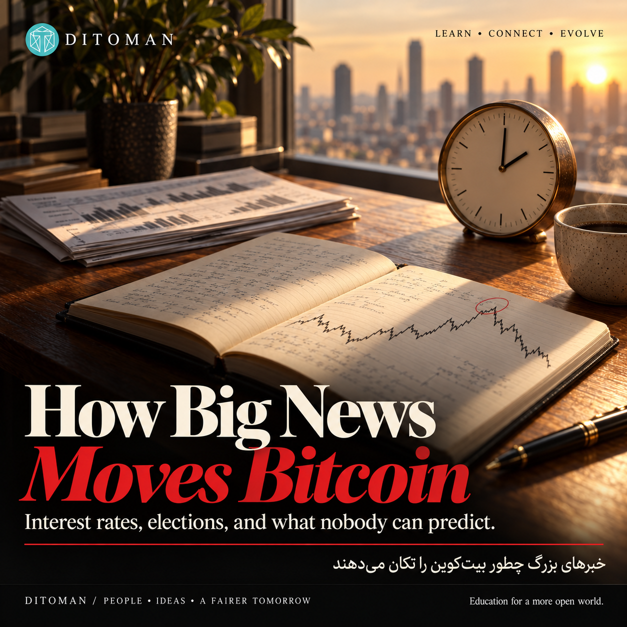 How big news moves Bitcoin, Ditoman lesson image